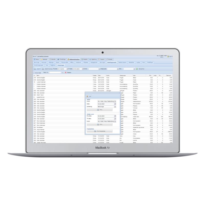 easykiosk administration