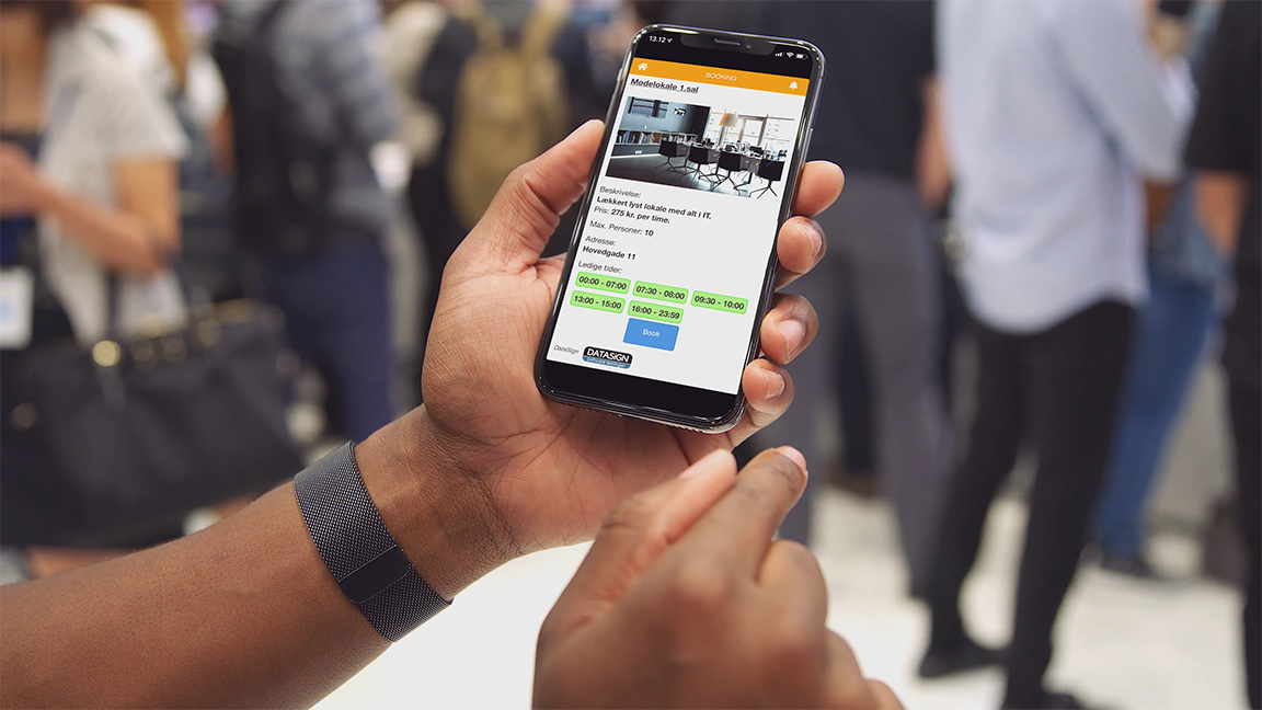 Mødebooking system i app