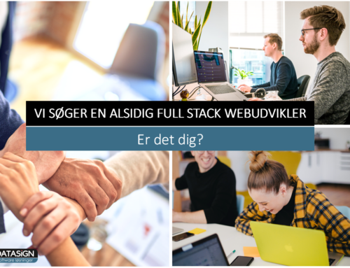 DataSign søger en alsidig full stack webudvikler