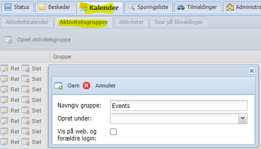 Hvordan Opretter Jeg Aktivitetsgrupper, Hold, Mm.? - DataSign A/S